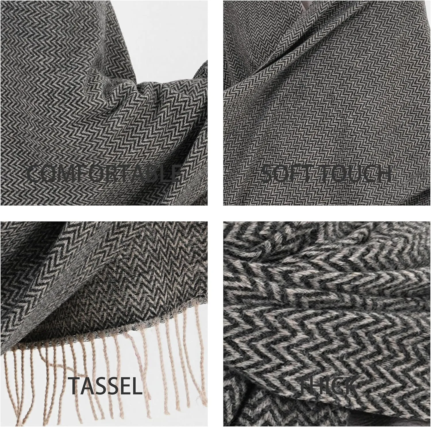 Scarfs for Women Pashmina Shawl Wraps Fashion Soft and Warm Blanket Scarves Cozy 2025