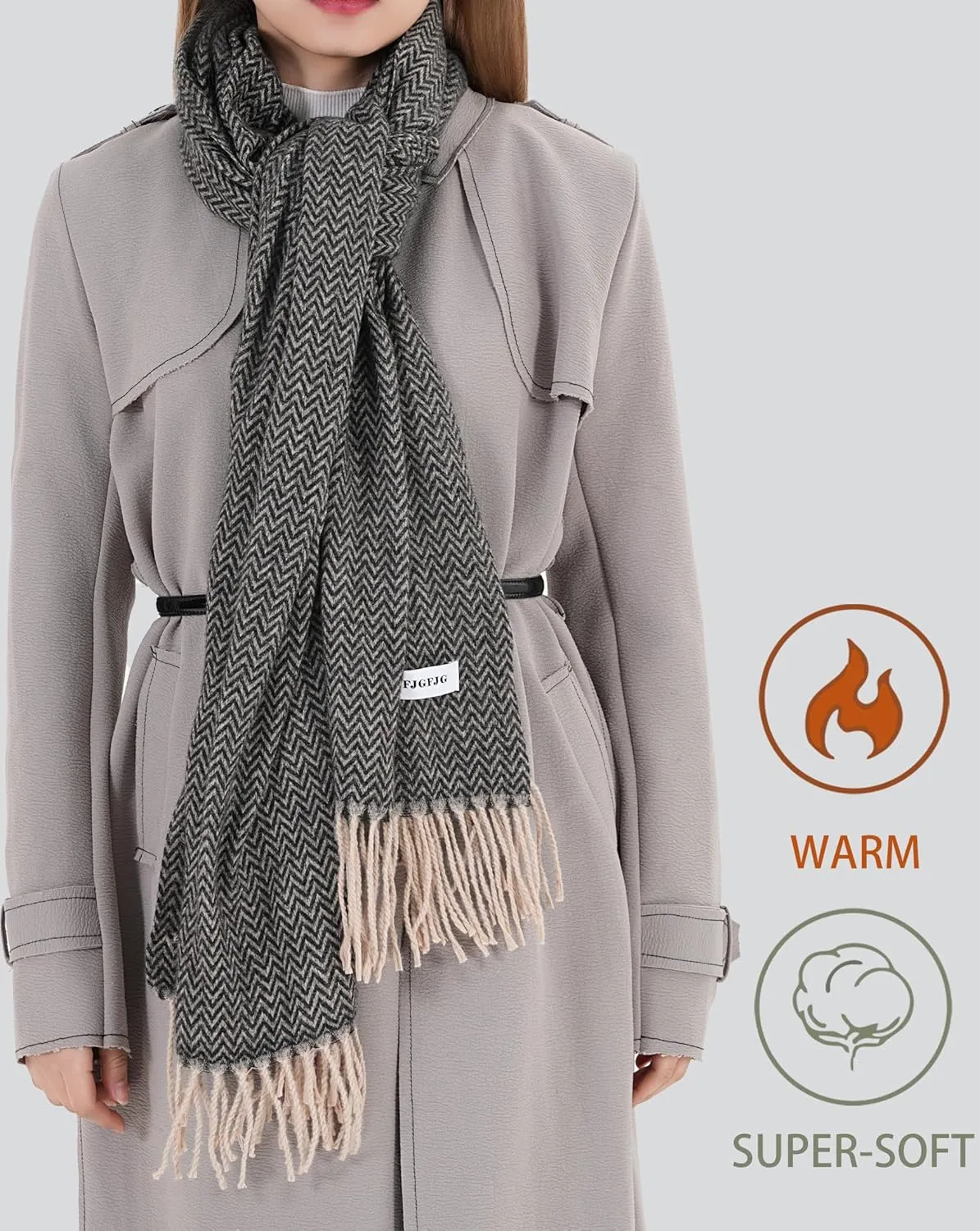 Scarfs for Women Pashmina Shawl Wraps Fashion Soft and Warm Blanket Scarves Cozy 2025