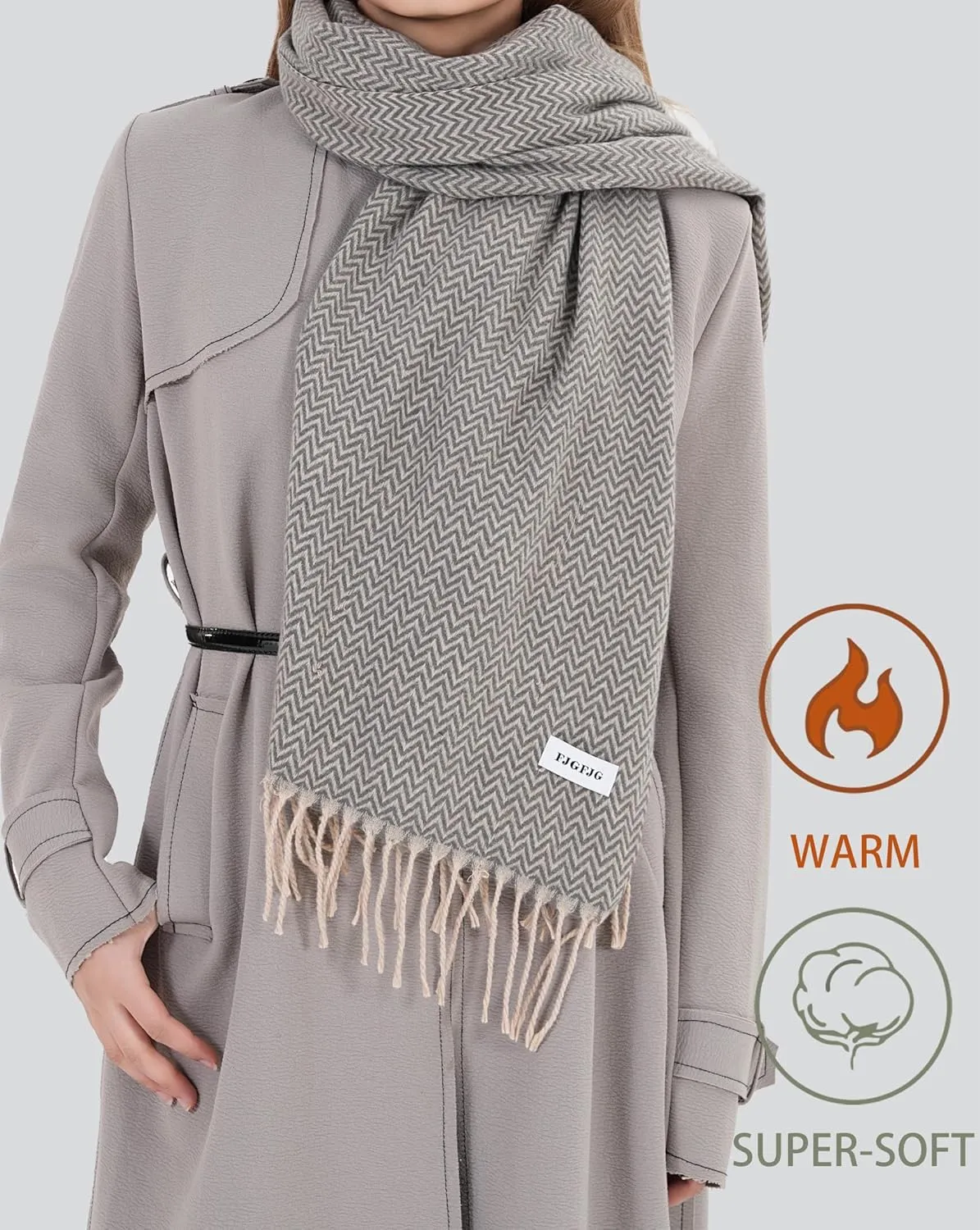 Scarfs for Women Pashmina Shawl Wraps Fashion Soft and Warm Blanket Scarves Cozy 2025
