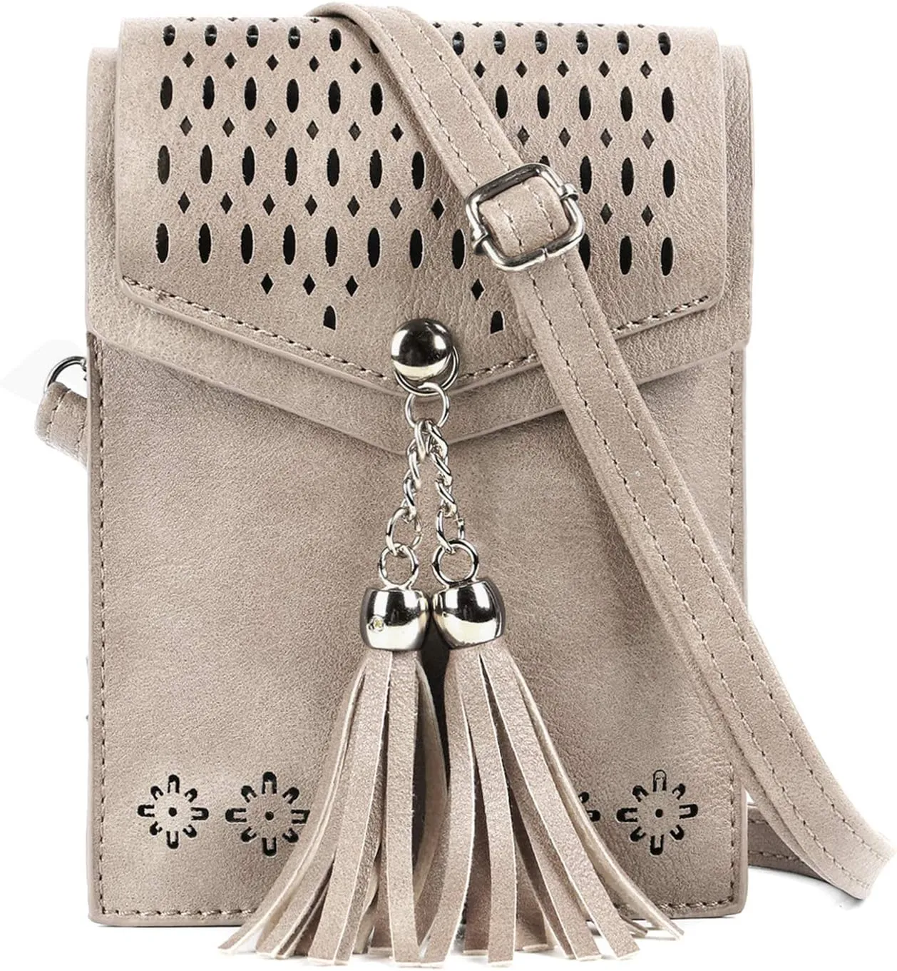 seOSTO Womens Small Crossbody Bag For Woman, Tassel Wallet Purse，Gifts For Teenage Girls