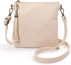 seOSTO Womens Small Crossbody Bag For Woman, Tassel Wallet Purse，Gifts For Teenage Girls