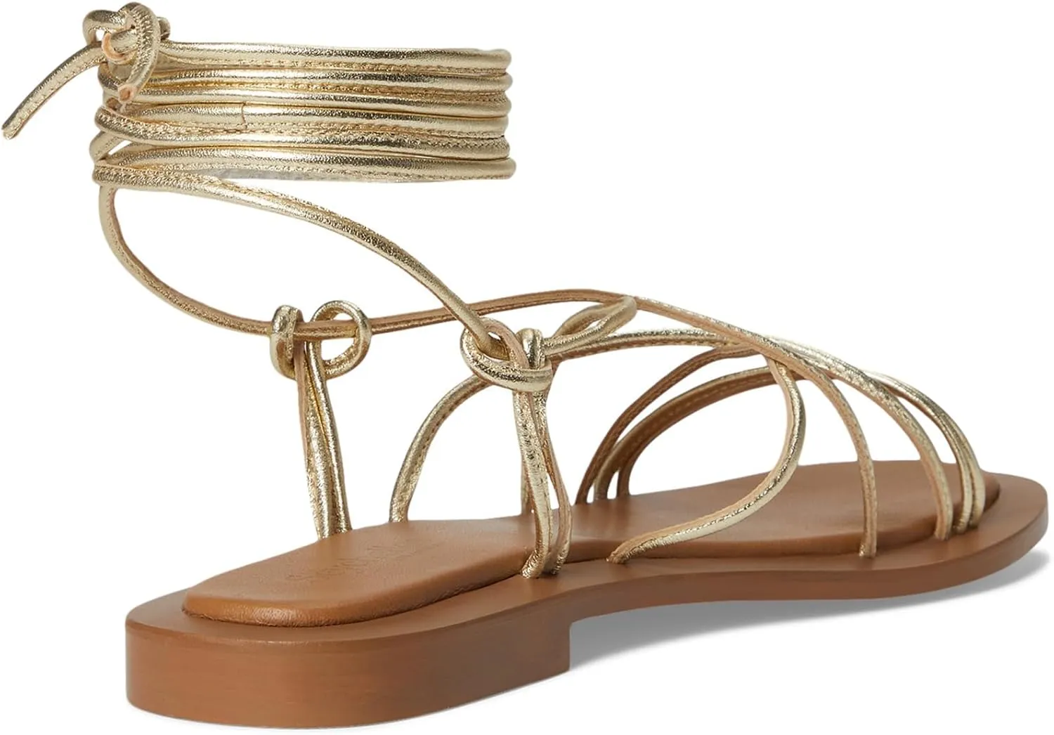 Seychelles Women's Lilac Two Metallic Leather Flat Sandal
