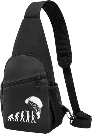 Skydiving Evolution Chest Pack Leisure Shoulder Crossbody Chest Bag