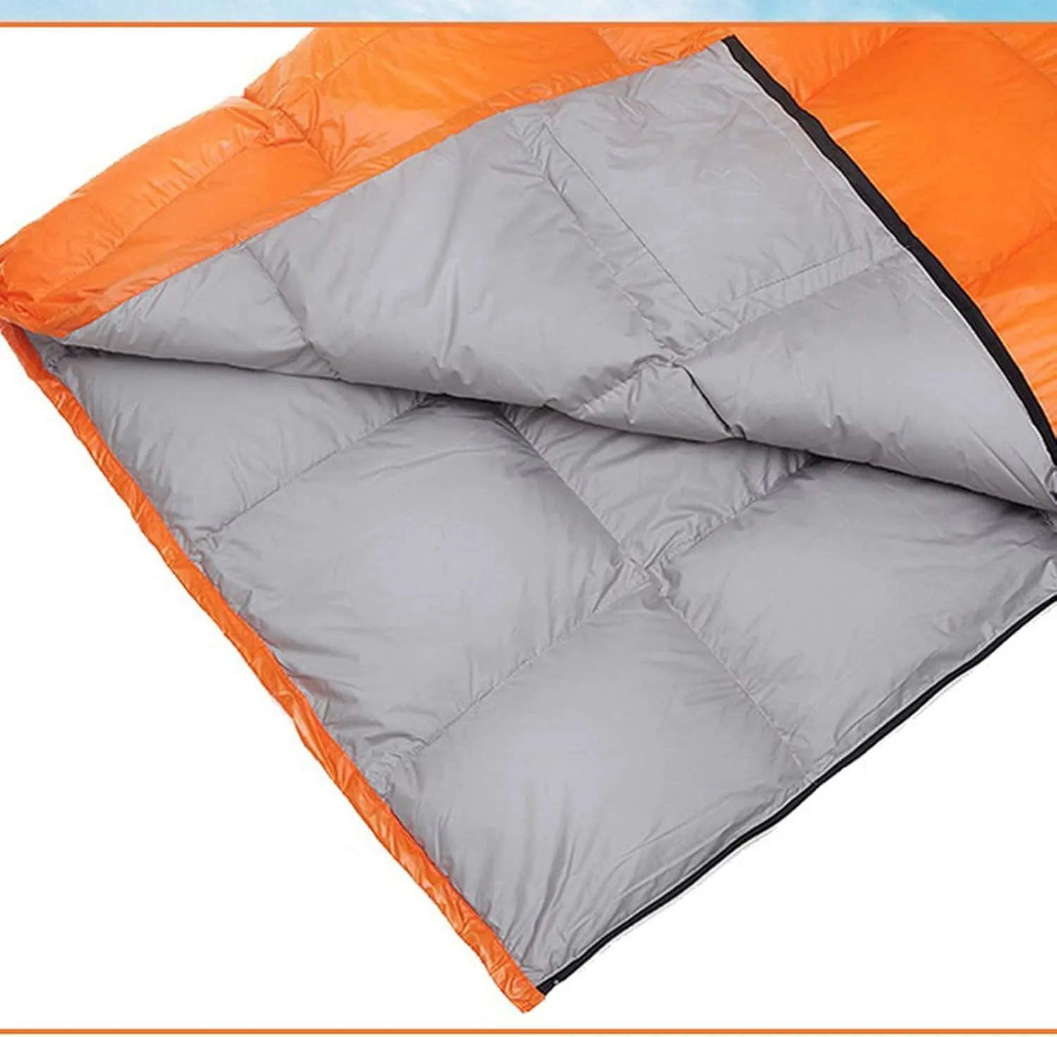 Sleeping Bags Ultralight Outdoor Camping Double Down Sleeping Bag Widened Envelope Four Seasons Goose Down Sleeping Bags