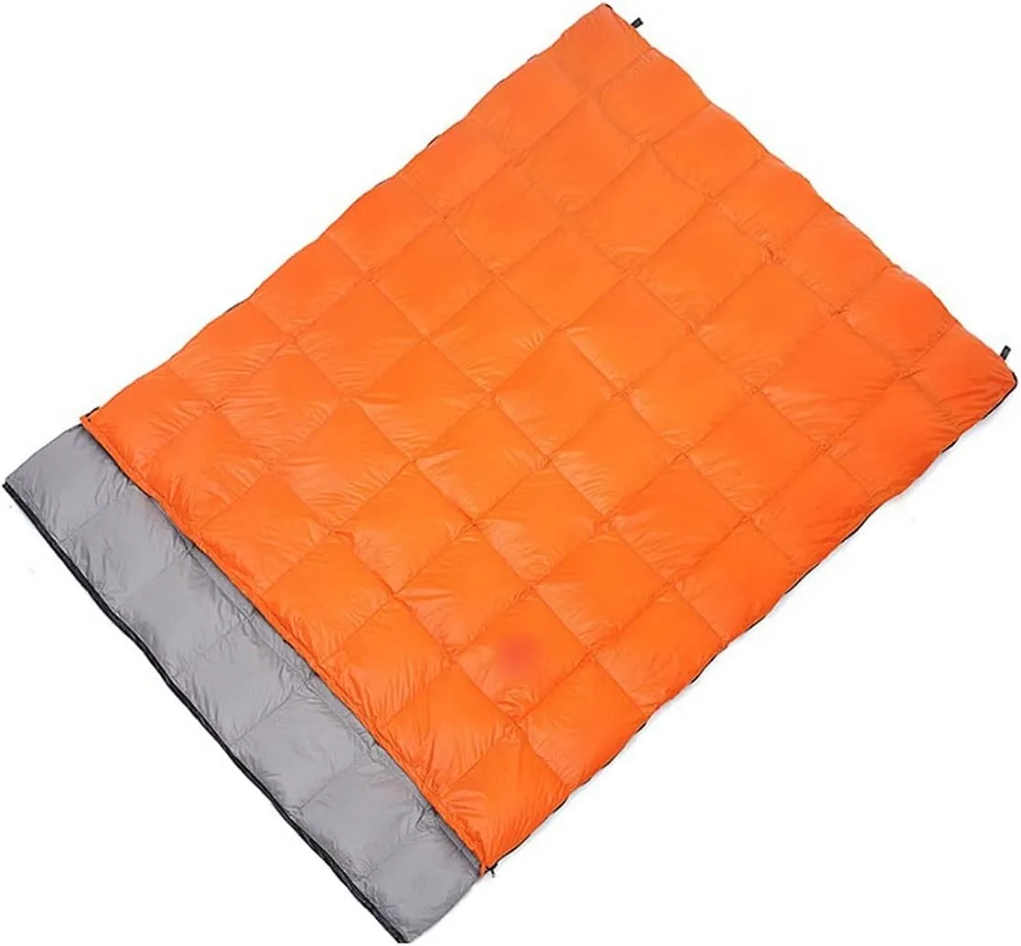 Sleeping Bags Ultralight Outdoor Camping Double Down Sleeping Bag Widened Envelope Four Seasons Goose Down Sleeping Bags