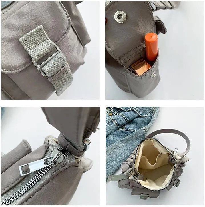 Small Casual Y2K Nylon Shoulder Bags Top Handle Women Purses And Handbags, Shoulder Bag Y2K Purse, Cute 90s Purse