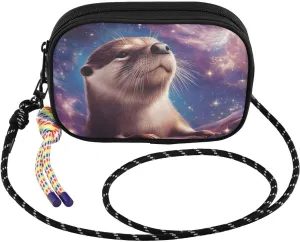Small Crossbody Bags Beaver Nebula for Women Cell Phone Purses Women's Shoulder Handbag Wallet Purse