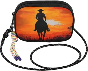 Small Crossbody Bags Westen Cowboy Landscape for Women Cell Phone Purses Women's Shoulder Handbag Wallet Purse