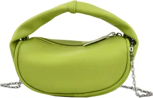 Small Shoulder Handbag for Women Fashion Mini Soft Crossbody Bag Lightweight Clutch Purse with Chain