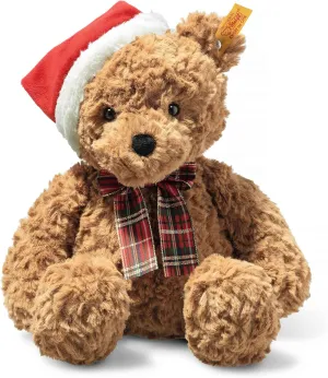 Steiff Soft Cuddly Friends Jimmy Teddy Bear Christmas, 12" Plush Toy