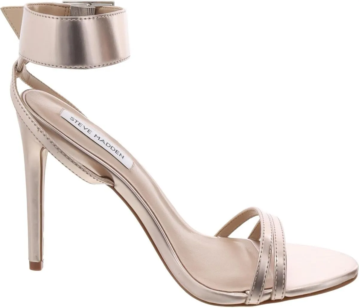 Steve Madden Womens Desired Leather Ankle Strap