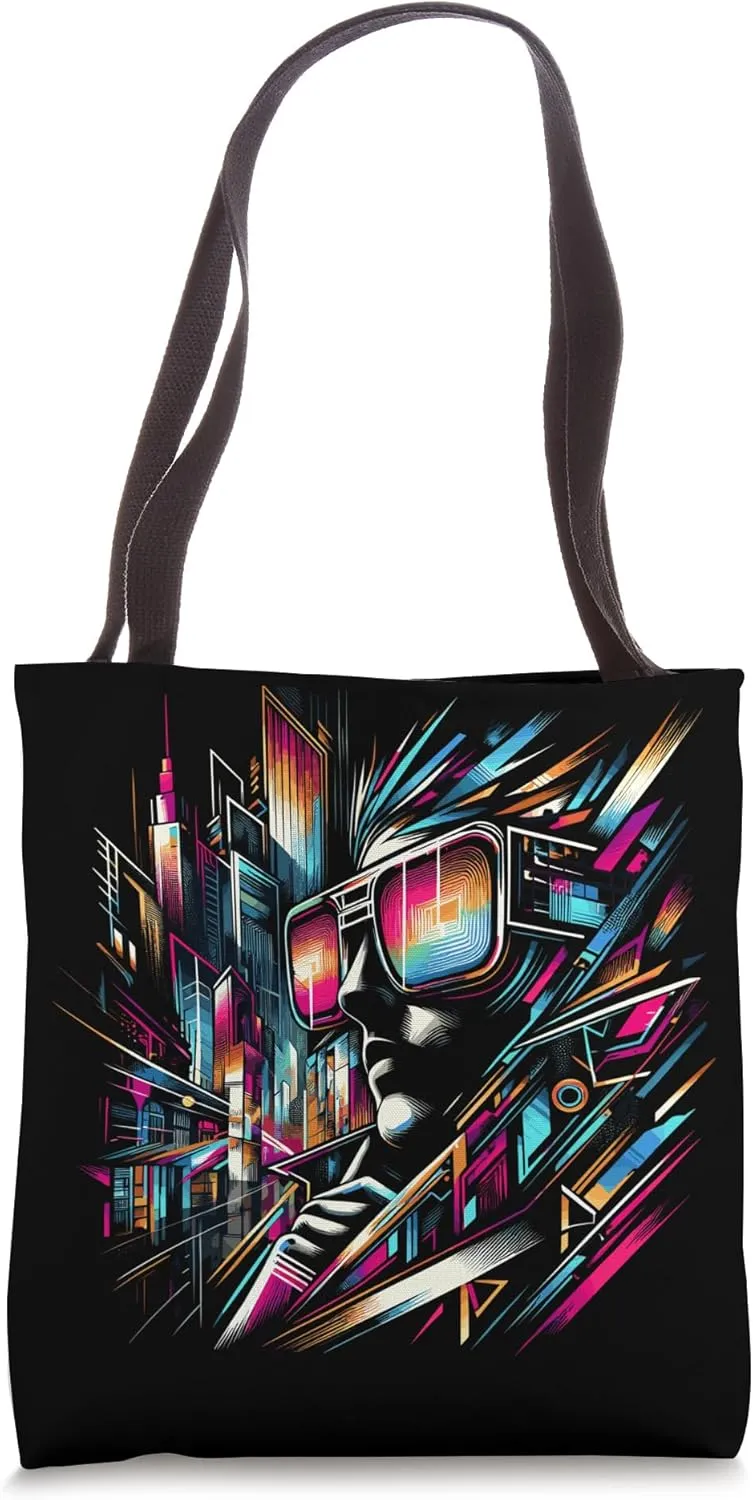 Street Dream - Urban Graffiti Cityscape Tote Bag