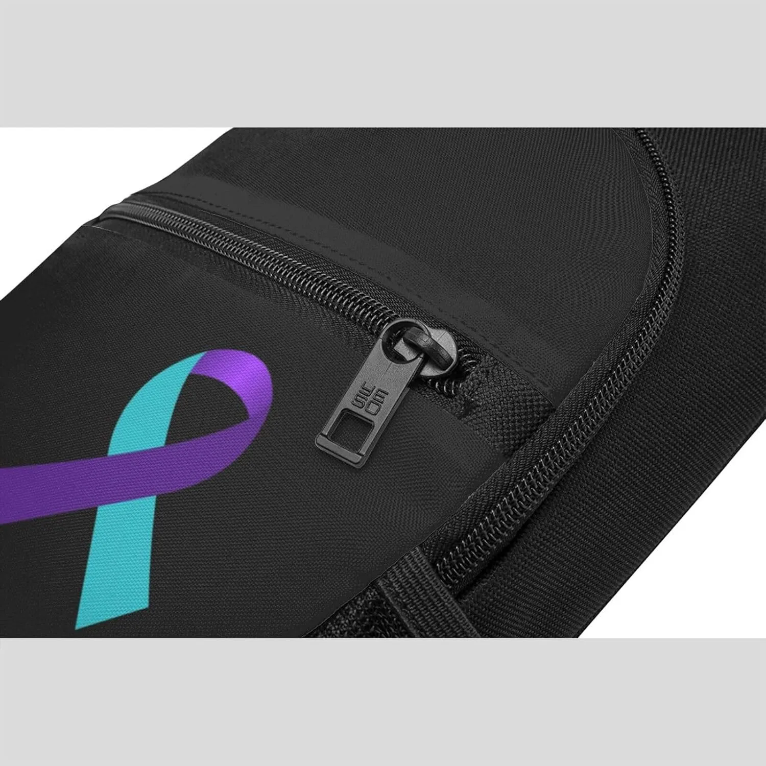Suicide Prevention Awareness Ribbon Chest Pack Leisure Shoulder Crossbody Chest Bag