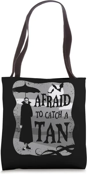 Summer Goth Afraid To Catch A Tan At The Beach Tote Bag