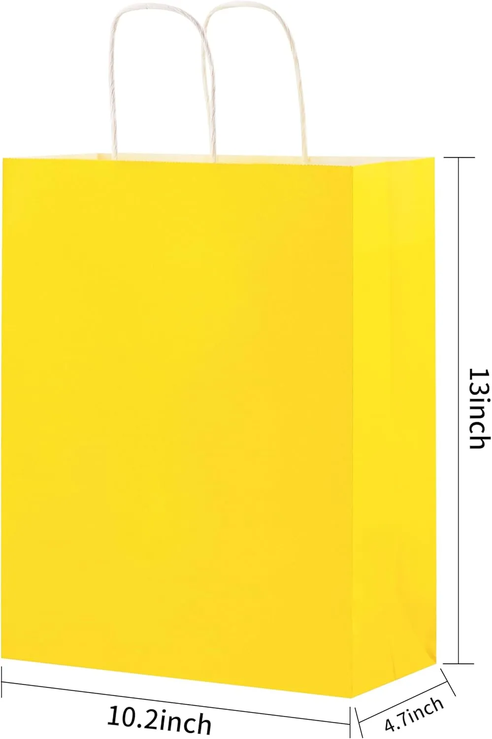 SUNCOLOR 24 Pack 13" Large Party Favor Bags for Birthday Party Gift Bags With Handle (Rainbow)