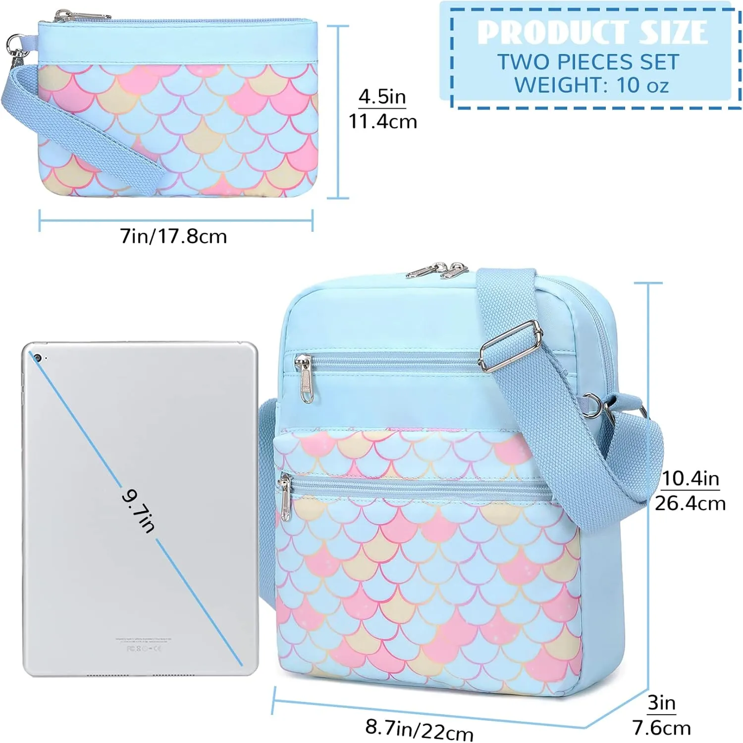 Teen Girls Crossbody Purse Bag for Kids girls 8-9, 9-10, 10-12