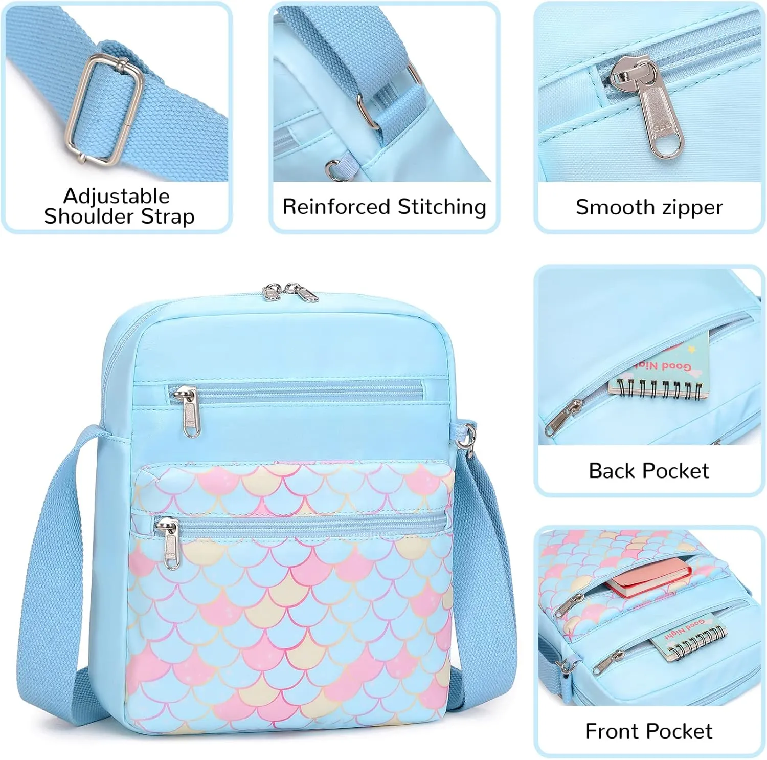 Teen Girls Crossbody Purse Bag for Kids girls 8-9, 9-10, 10-12