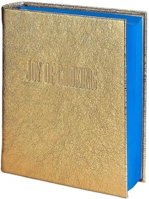 The Joy of Cooking in Luxe Full-Grain Metallic Gold Leather by Graphic Image -
