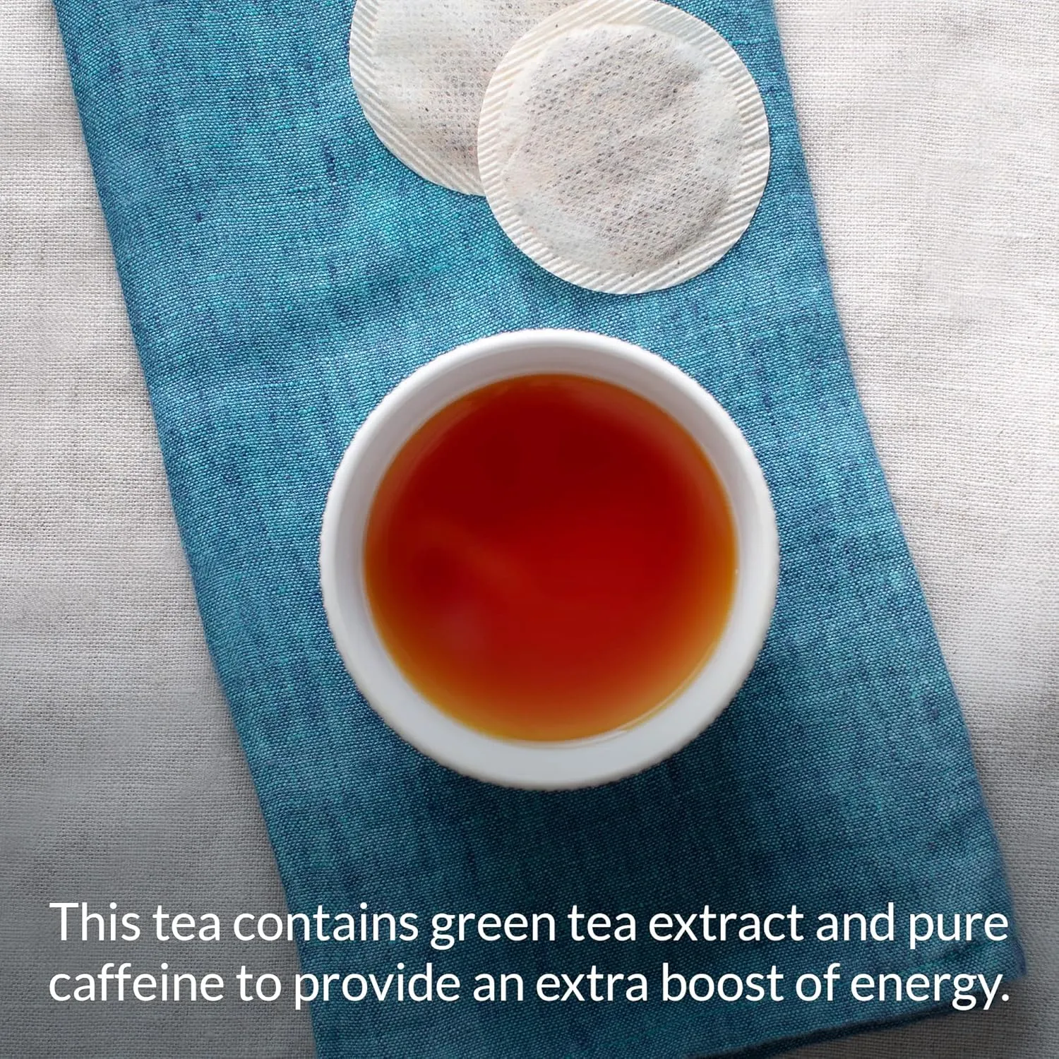 The Republic of Tea HiCAF Pom-Berry Black Tea, 50 Tea Bags, High Caffeine Pomegranate Blueberry Tea