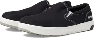 Timberland PRO Men's Berkley Slip-On Composite Safety Toe Industrial Casual Work Shoe, Black/White, 9.5M