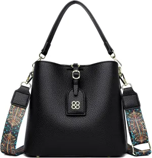 Tote Bag for Women Faux Leather Handbags Purses Fashion Shoulder Bags Top Handle Ladies Hobo Bucket Bag