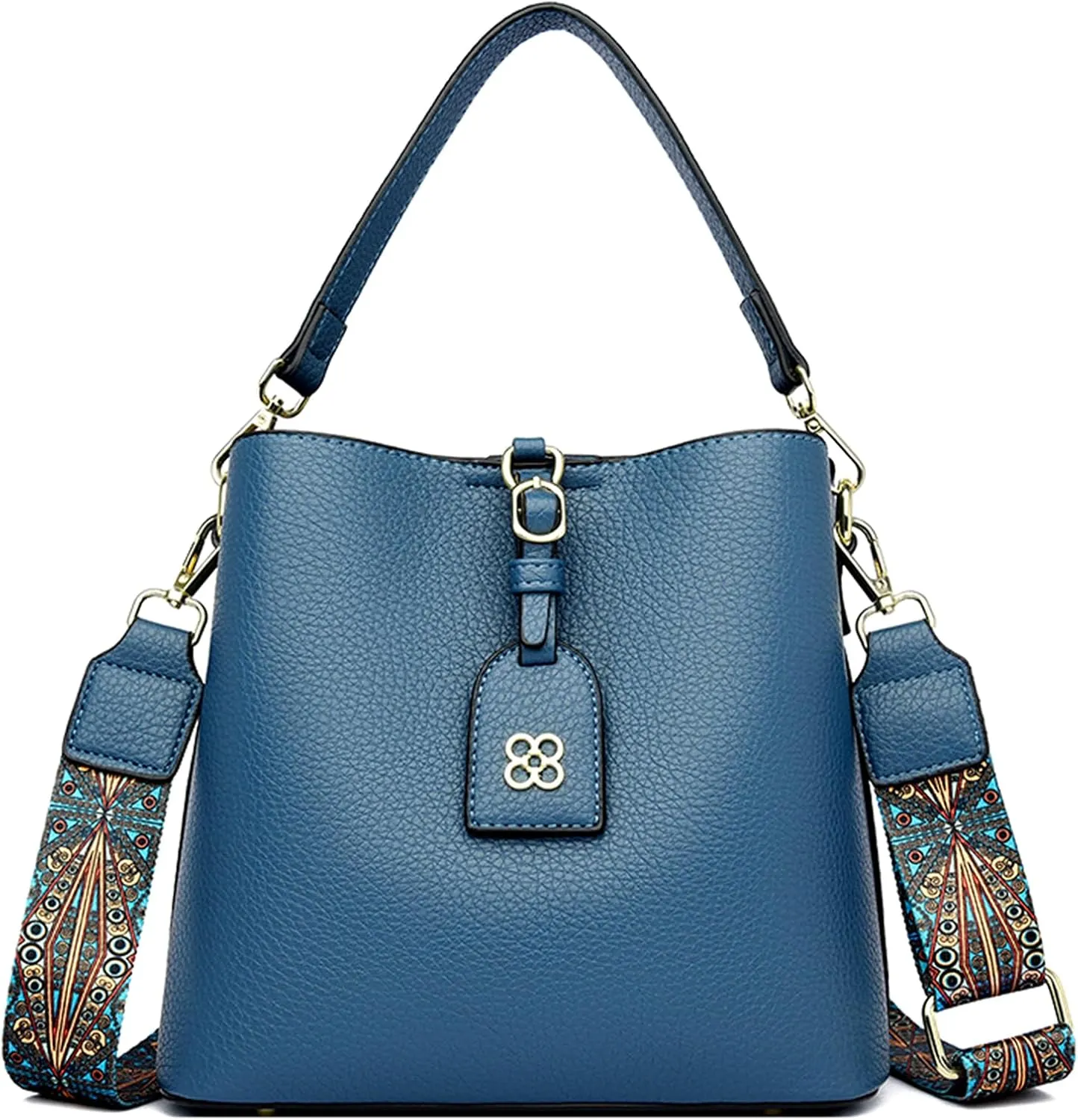 Tote Bag for Women Faux Leather Handbags Purses Fashion Shoulder Bags Top Handle Ladies Hobo Bucket Bag