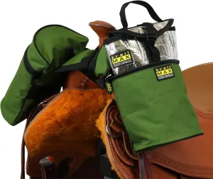 TrailMax Medium Horse Pommel Bags for Your Western Saddle; Insulated Saddle Bags for Horses; Camera or Cellphone Saddle Bag; Secured W/Straps Around Pommel of Western or Endurance Saddles