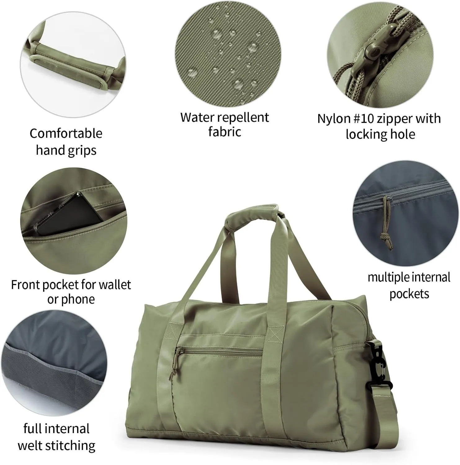 Travel Duffle Bag,Sport Gym Bag for Men And Women with Wet Pocket,Weekender Bag Carry On Tote Bags for Airplane