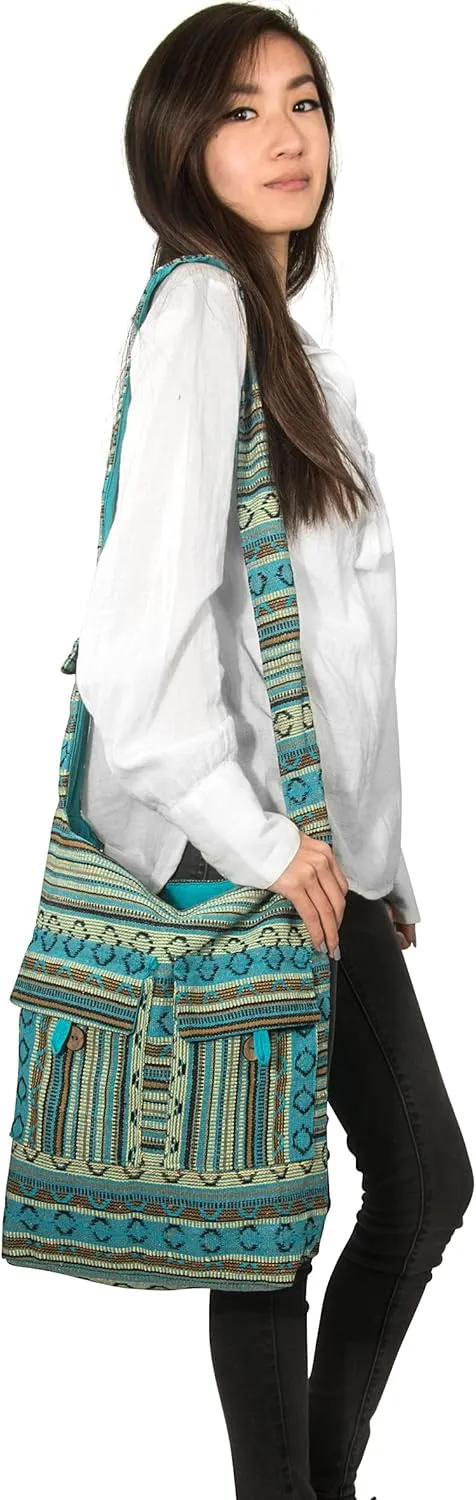 Tribe Azure Fair Trade Cross-Body Bags