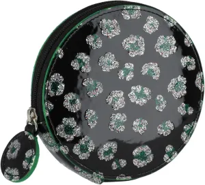 Tsumori Chisato Multi Purse Coin Purse, Coin Case, Glitter Flower, Black, One Size