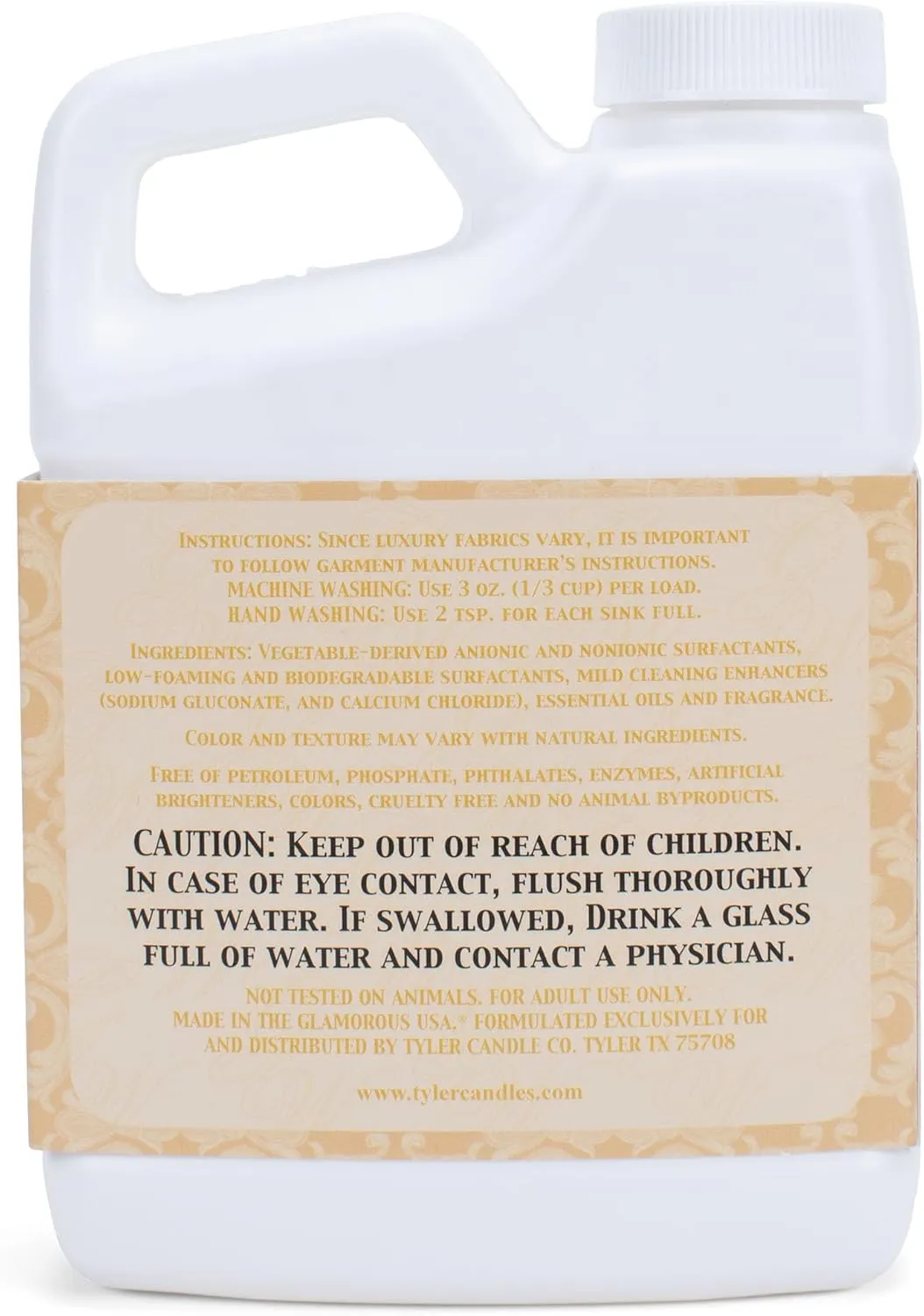 Tyler Candle Co wboy 64 oz. Glamorous Wash, light yellow