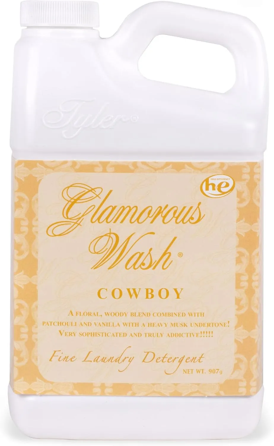 Tyler Candle Co wboy 64 oz. Glamorous Wash, light yellow