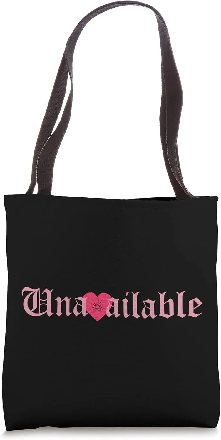 Unavailable Broken Heart Kawaii Pastel Tote Bag