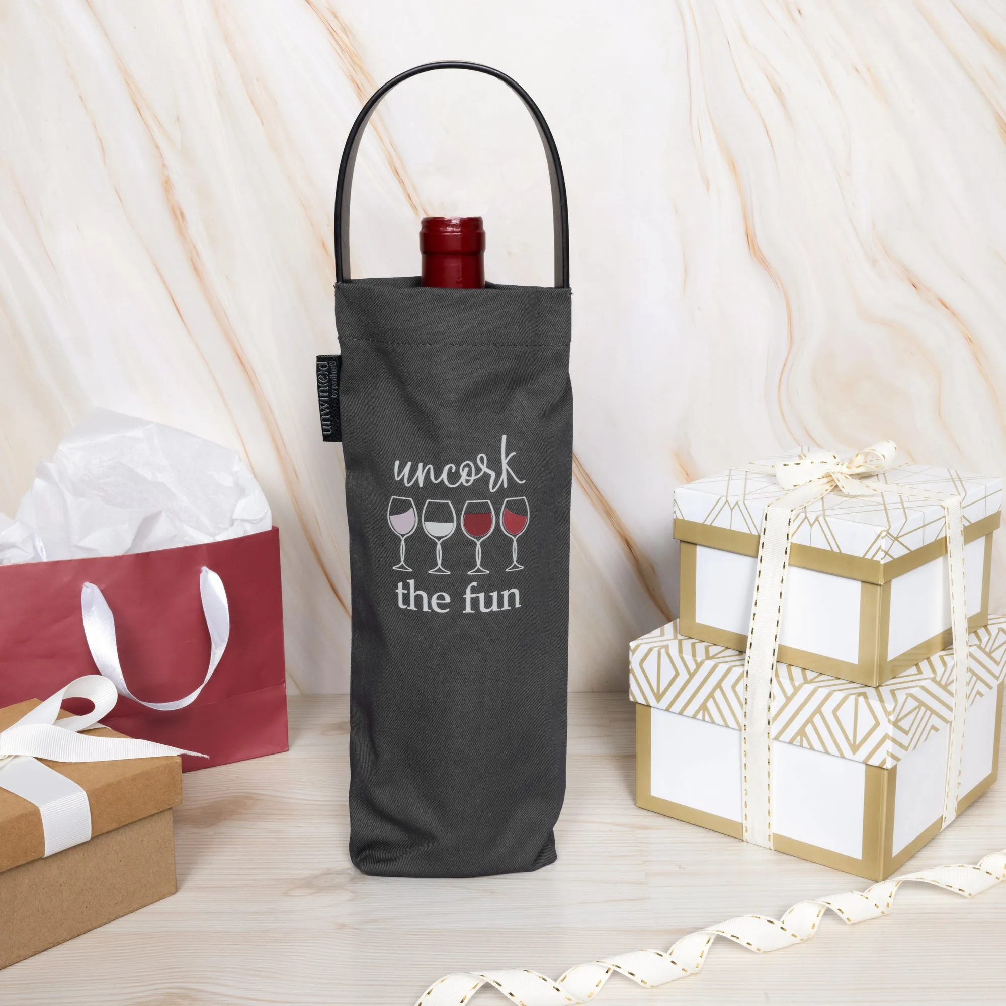 Uncork Wine Bottle Gift Bag