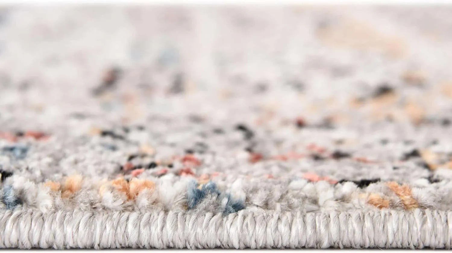 Unique Loom Aramis Collection Area Rug - Tal (2' x 6' 1" Runner, Multi/ Black)