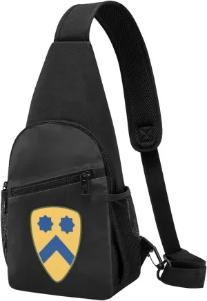 US Army 2nd Cavalry Division Chest Pack Leisure Shoulder Crossbody Chest Bag