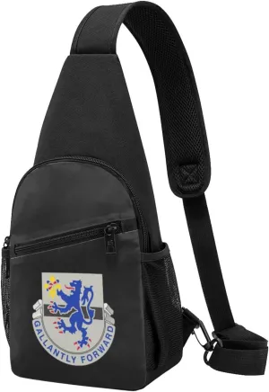 US Army 71st Cavalry Regiment Chest Pack Leisure Shoulder Crossbody Chest Bag