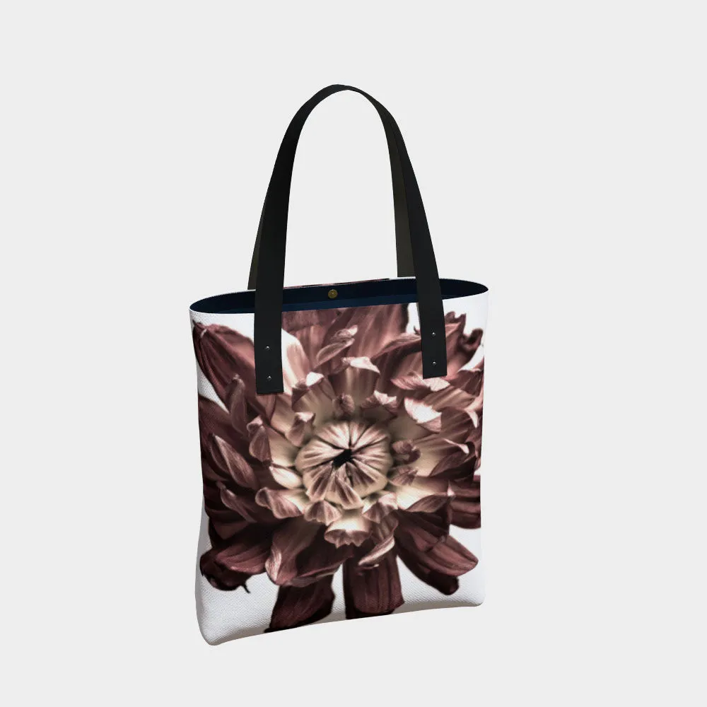 Vintage Dahlia Luxury Tote