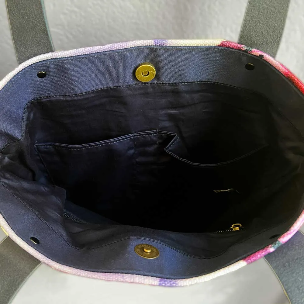 Vintage Dahlia Luxury Tote