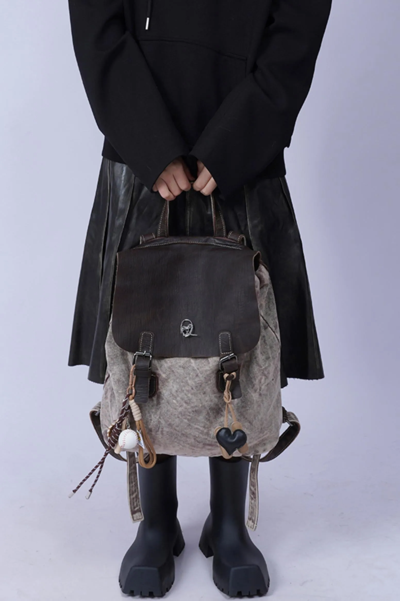Vintage Leather Commuter Bag