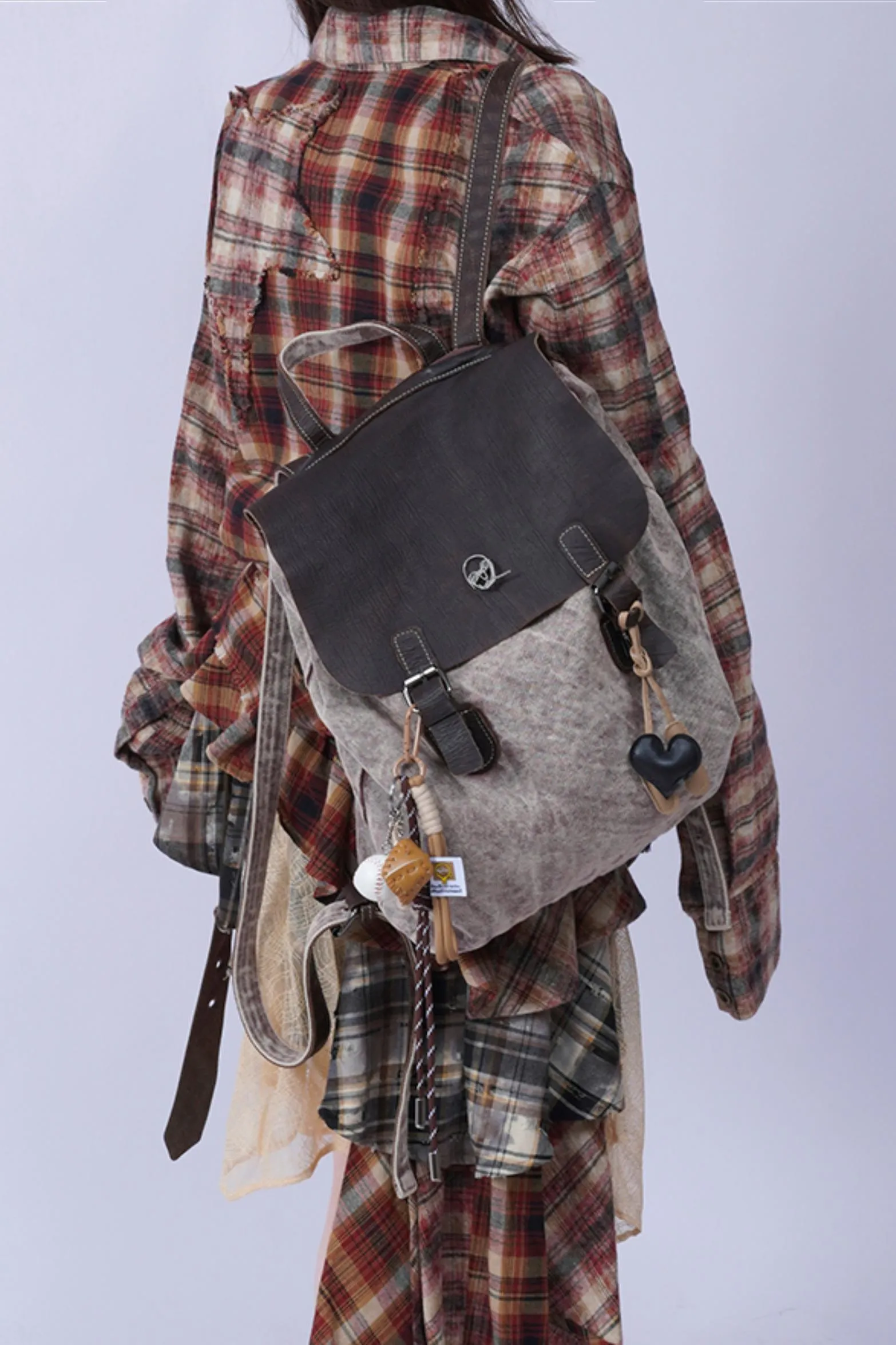 Vintage Leather Commuter Bag