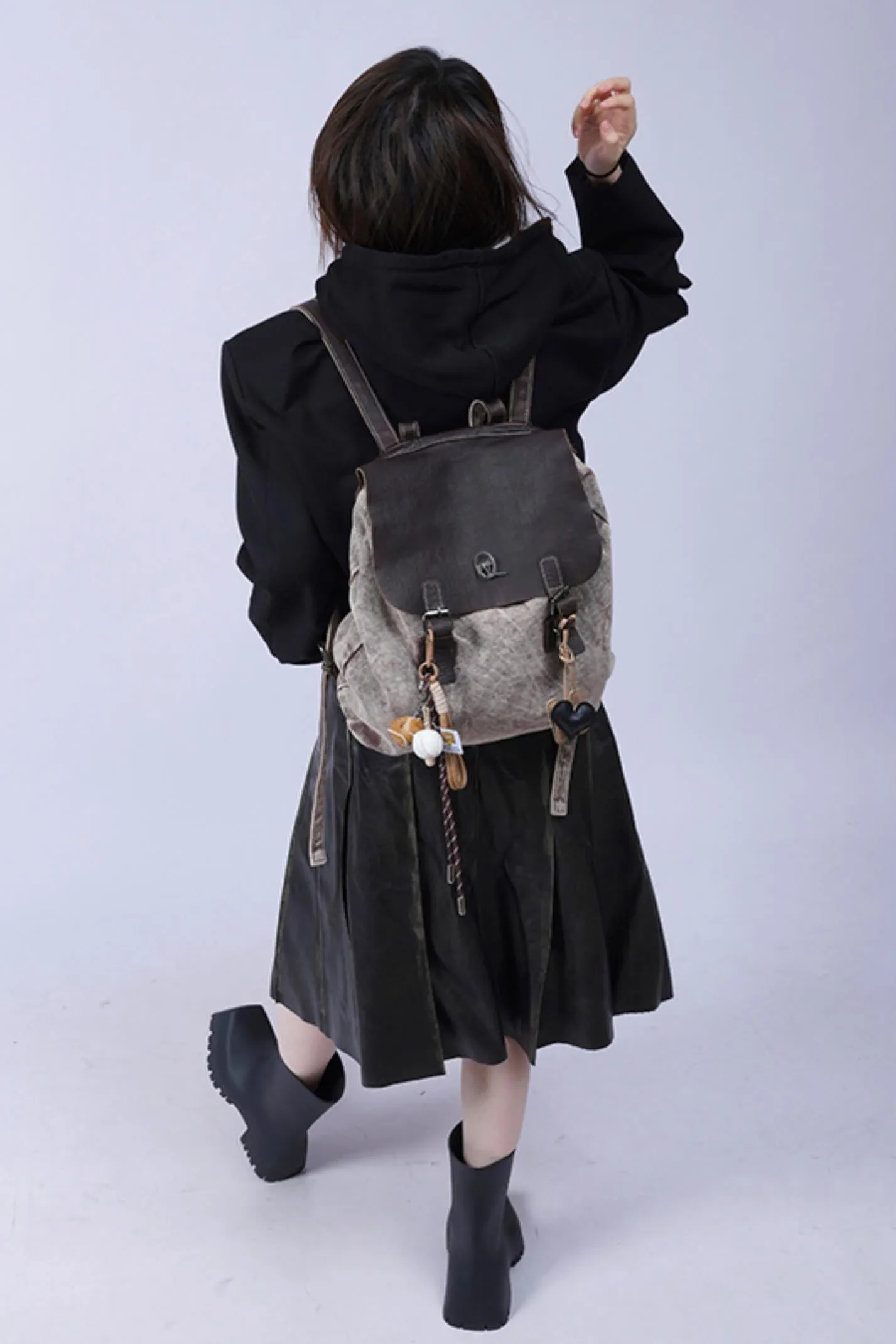 Vintage Leather Commuter Bag