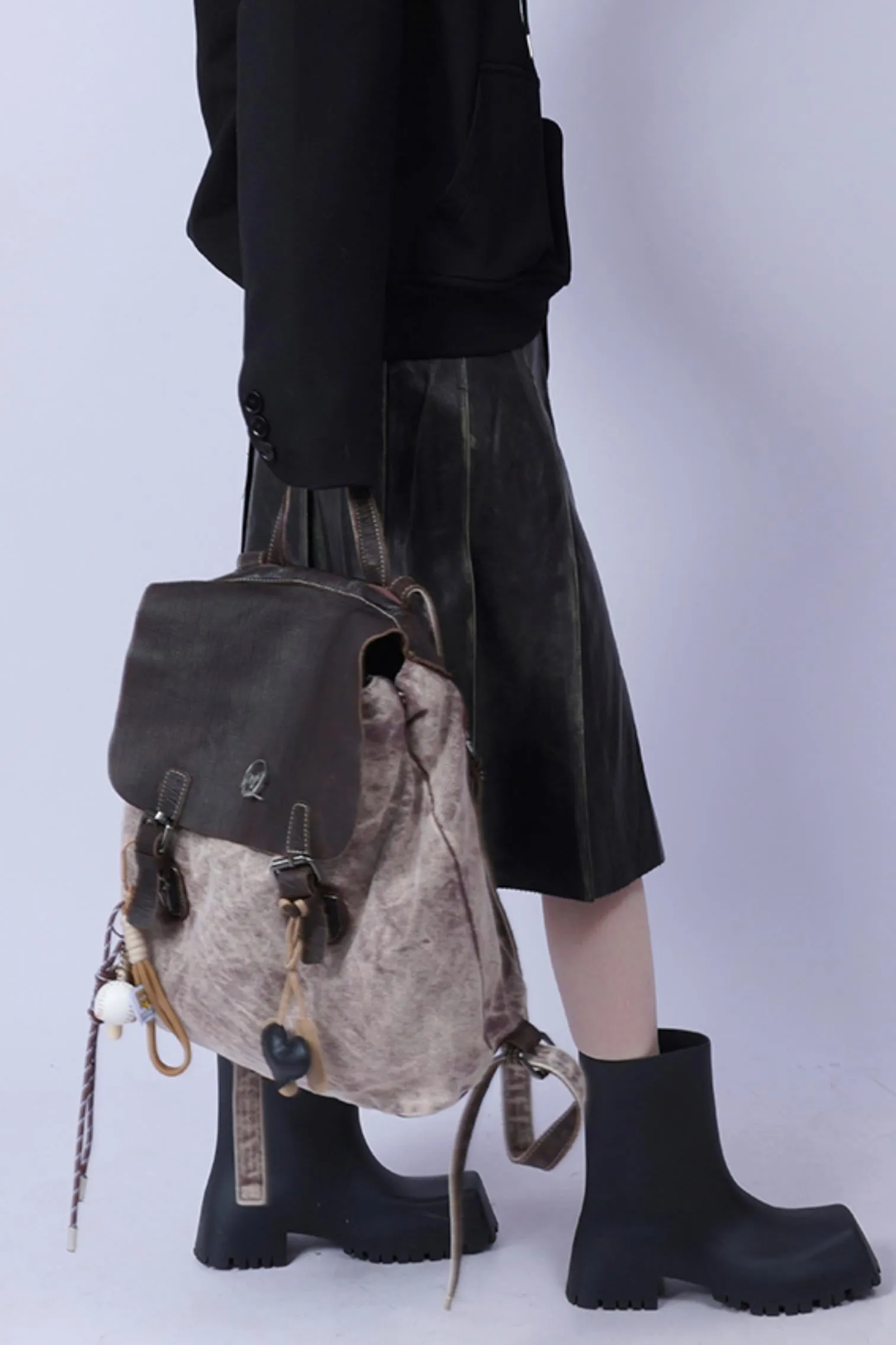 Vintage Leather Commuter Bag
