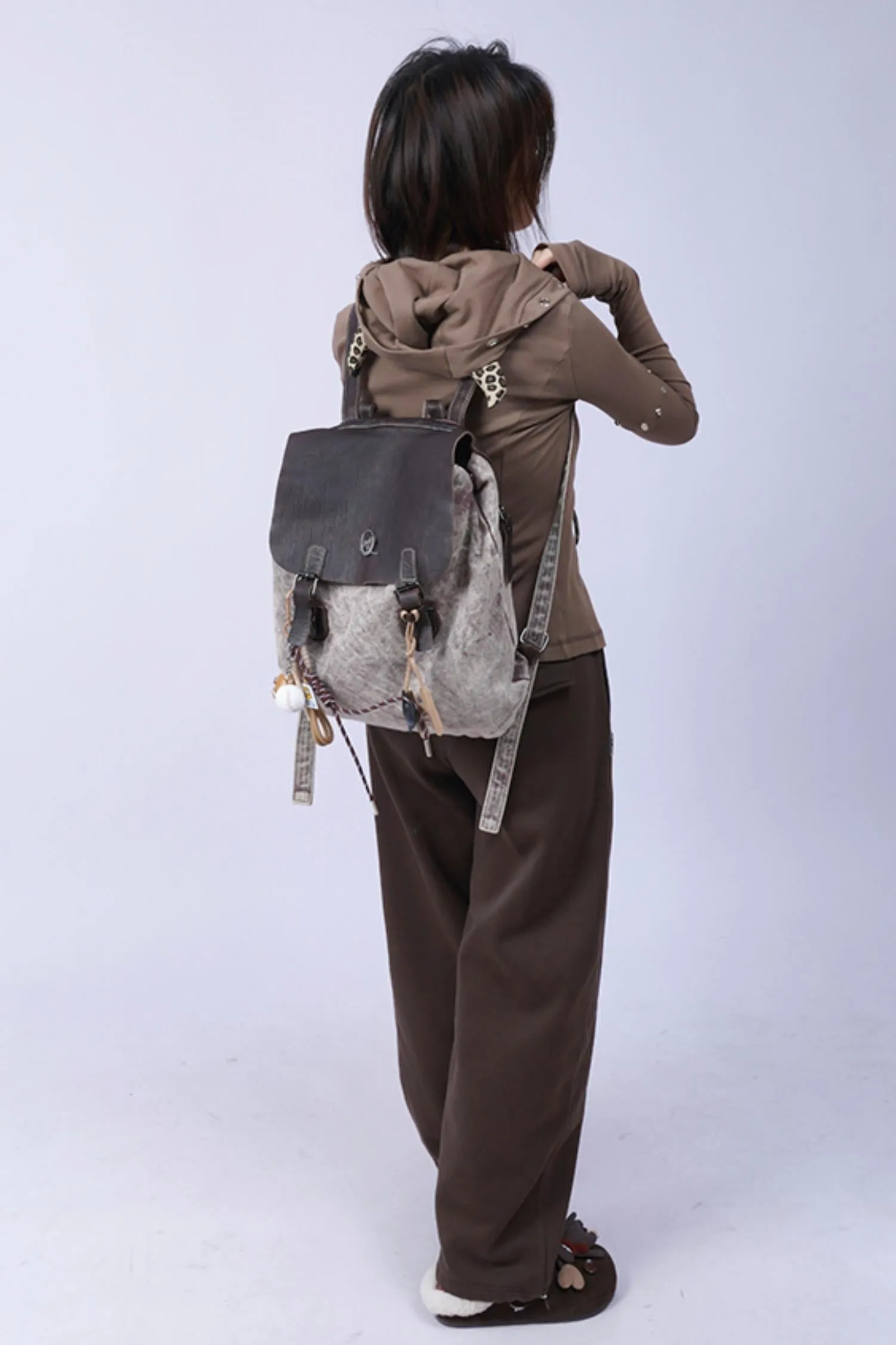 Vintage Leather Commuter Bag