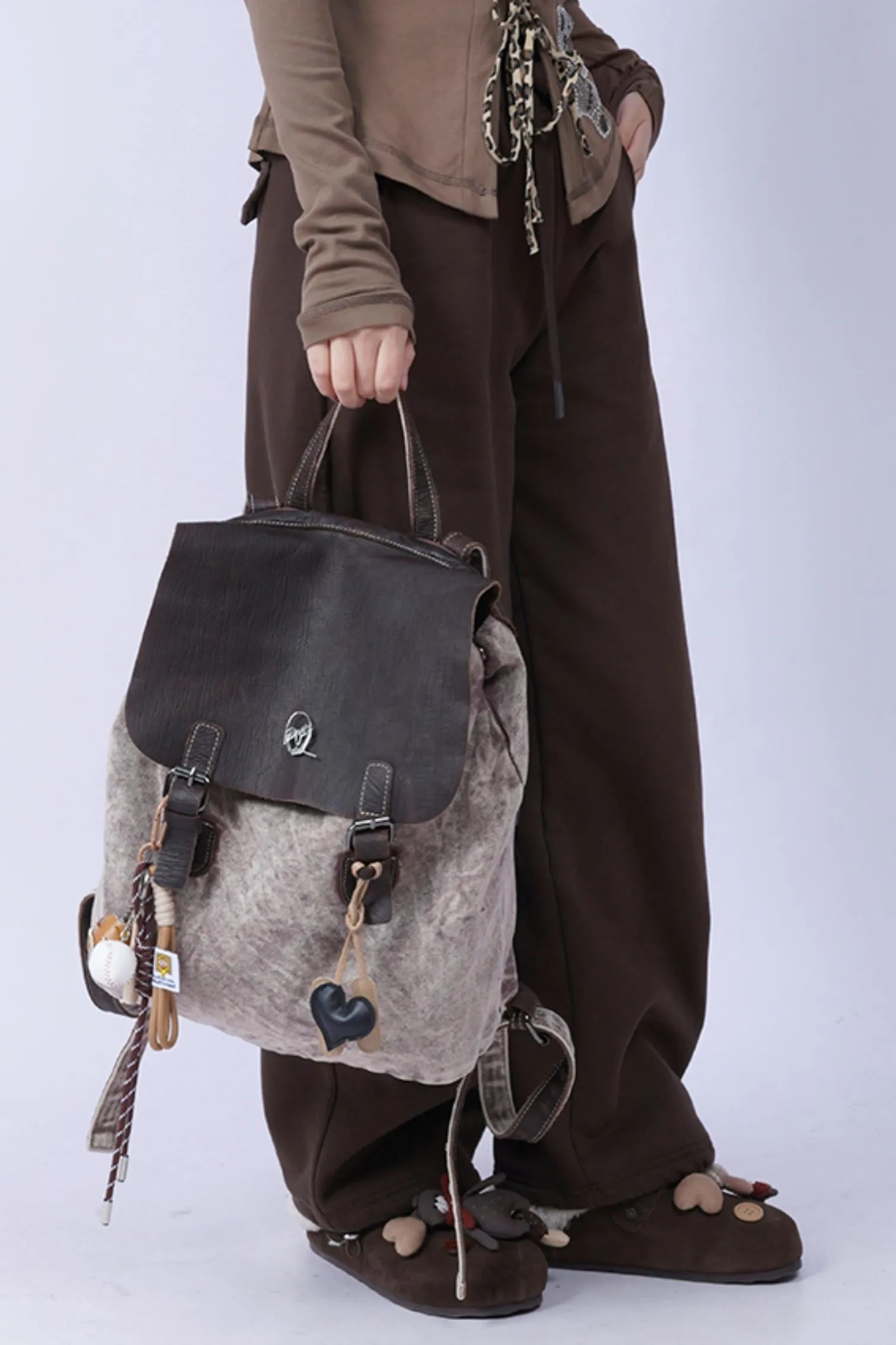 Vintage Leather Commuter Bag