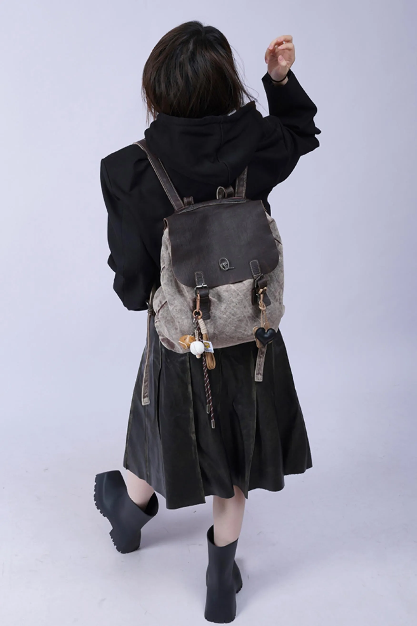 Vintage Leather Commuter Bag