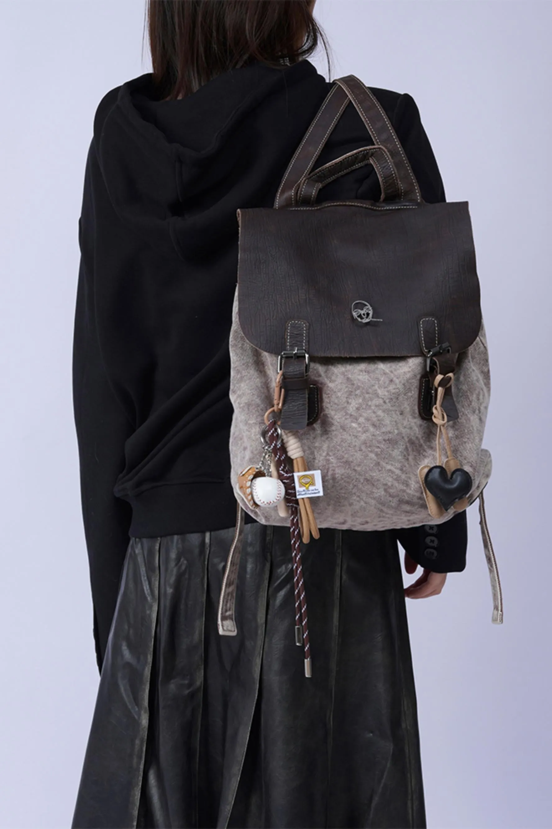 Vintage Leather Commuter Bag