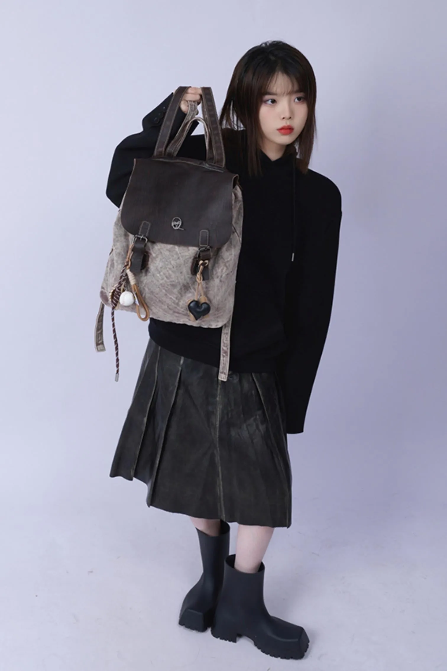 Vintage Leather Commuter Bag