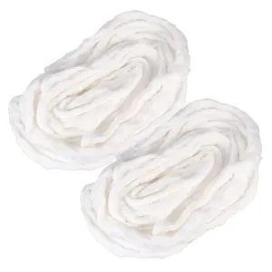 VOSAREA 2 Cotton Beauty Coil Roll for Makeup Art Skin Care Each Soft Lightweight Salon Cotton Roll for Manicures and Daily Cleansing