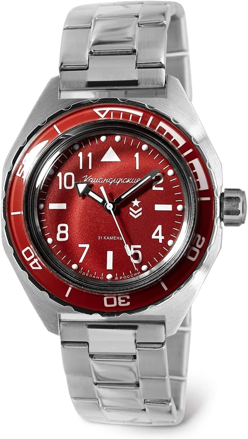 VOSTOK | Komandirskie 650840 Automatic Mechanical Self-Winding Diver Wrist Watch